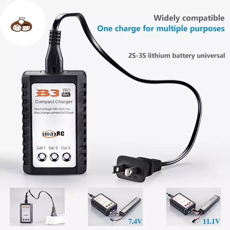 BEF 1 ชุด 2s 3s เซลล์ B3 7.4v 11.1v Mini Li-polymer Lipo แบตเตอรี่สําหรับ RC LiPo AEG แบตเตอรี่ RC รุ่นอะไหล่ TH