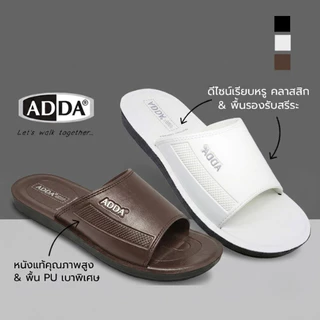 🔥ลูกค้าใหม่ 1 บาท💯 ADDA รองเท้าแตะชาย แบบสวม PU นุ่มเบา รุ่น 7Q13 / Footniks รุ่น 33-0501 เบอร์ 38-45