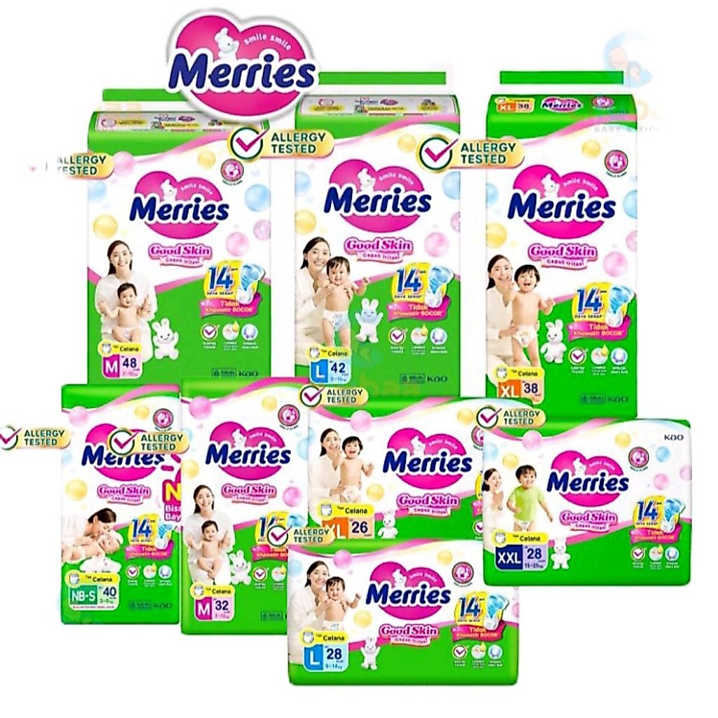 ผ้าอ้อม Pampers Merries Jumbo ML XL