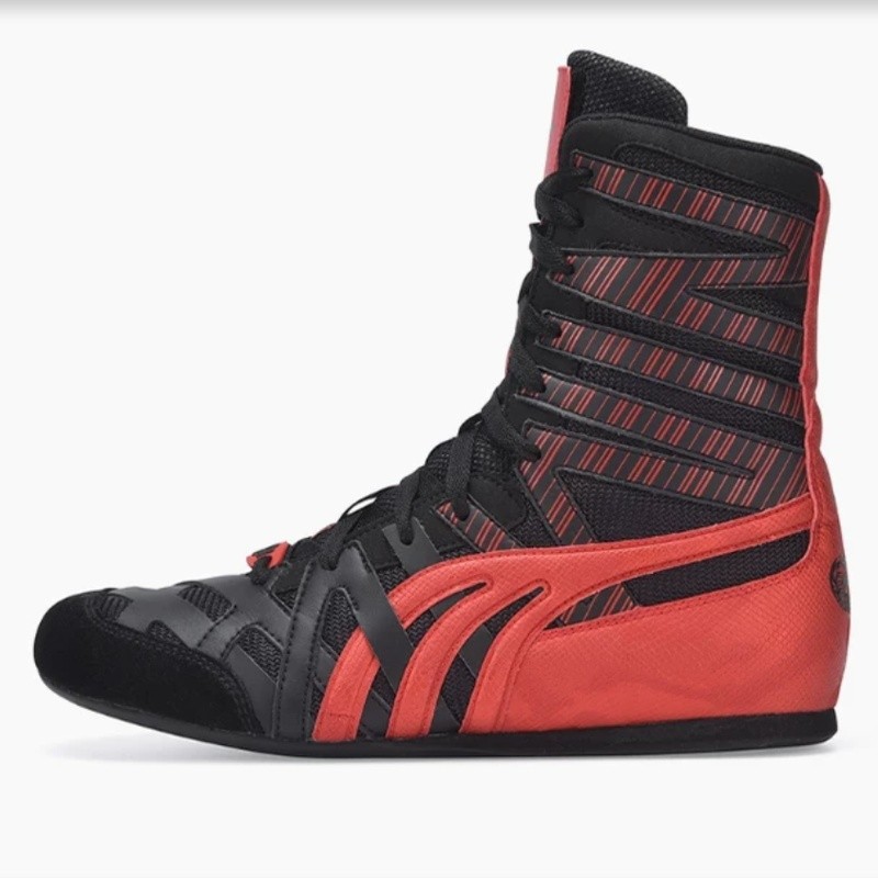 Box Boxing Shoes Men Women New Style Professional Retro Indoor High-Top Wrestling Training Shoes Cle