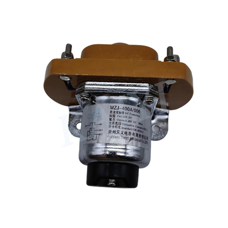 คอนแทคเตอร์ DC MZJ-400A-24V ของแท้ สำหรับ Sany Liugong Xiamen XGMA Volvo กระแสสูง 400A ทนทาน เปลี่ยน