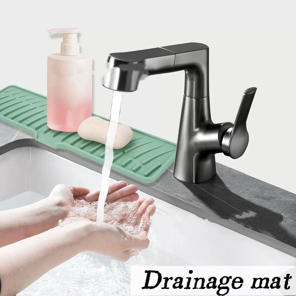 ซิลิโคนกันลื่น แผ่นวางอ่างล้างจาน ระบายน้ำออกง่าย ป้องกันเปียกชื้น และใช้สะดวกทุกวัน Dreamhouse