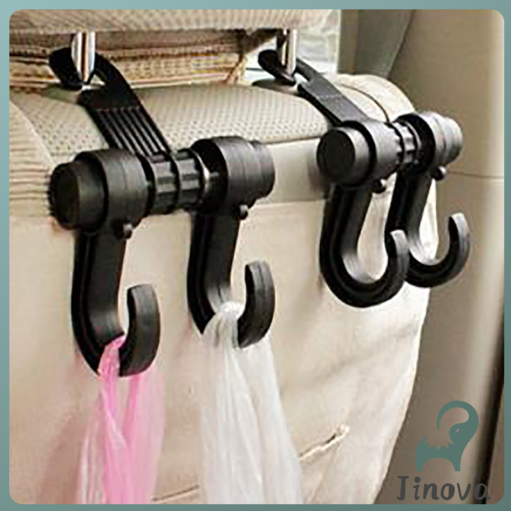 Jnv ที่เกี่ยวเป๋าหลังรถราคา  ตะขอเกี่ยวกระเป๋า สิ่งของ กระเป๋าติดเบาะหลังรถ ตะขอเก็บของ Car Hook