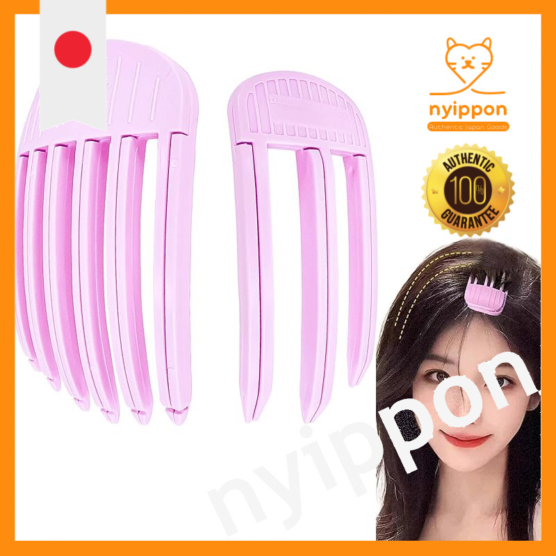 LKCCTK Root Lift Hair Clips Set - 2 Pieces (6 Teeth + 3 Teeth) for Curling and Styling - Plastic Hai