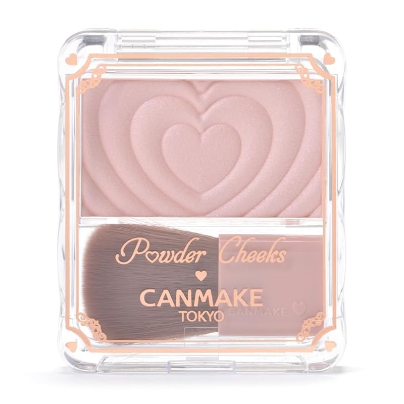 Canmake Powder Cheeks P04 Clever Beige 1.8g Cheek transparency clear glossy beige highlight