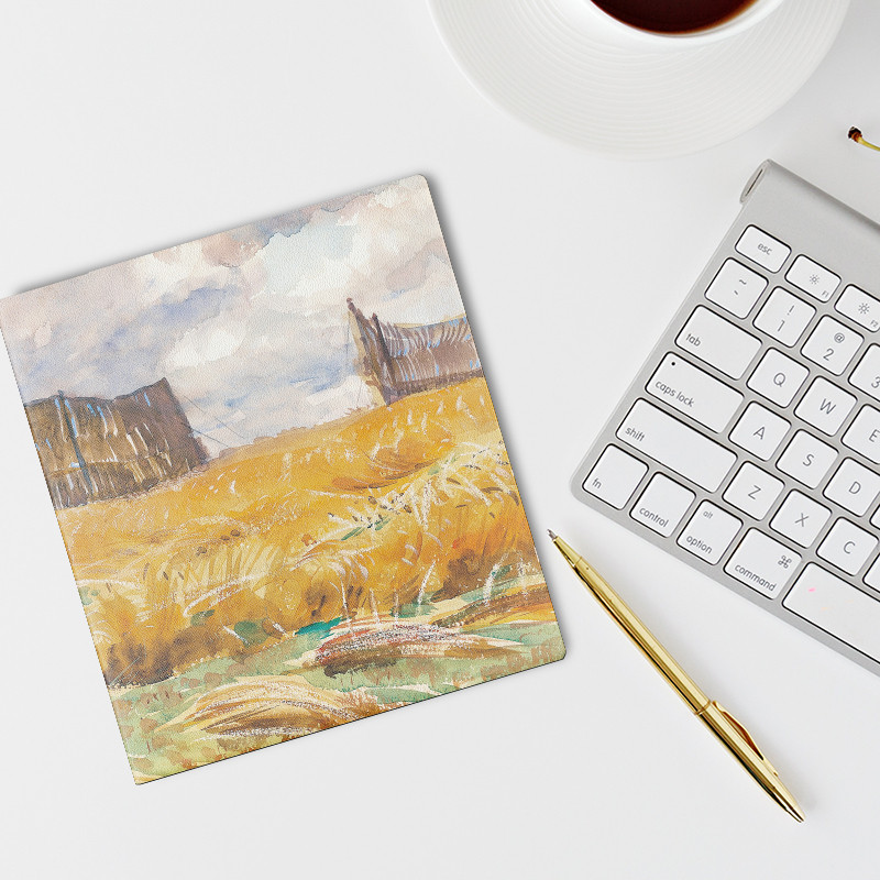 Aragonite Go7 เคสป้องกัน E-Book Page7 เคสป้องกัน Leaf3 ประเภทแม่เหล็ก Thin Light Wake Up Art Aragoni