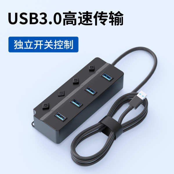 usb hub usb hub สายยาว USB3.0 hub hub extension Multi-Interface Socket Desktop Notebook Computer Des