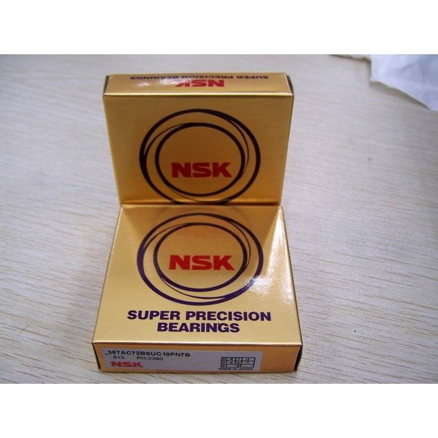 Japan NSK Screw Rod แบริ่งสัมผัสมุมความเร็วสูง 30TAC62B SUC10PN7B P4 เกรดเครื่องมือเครื่องแบริ่ง