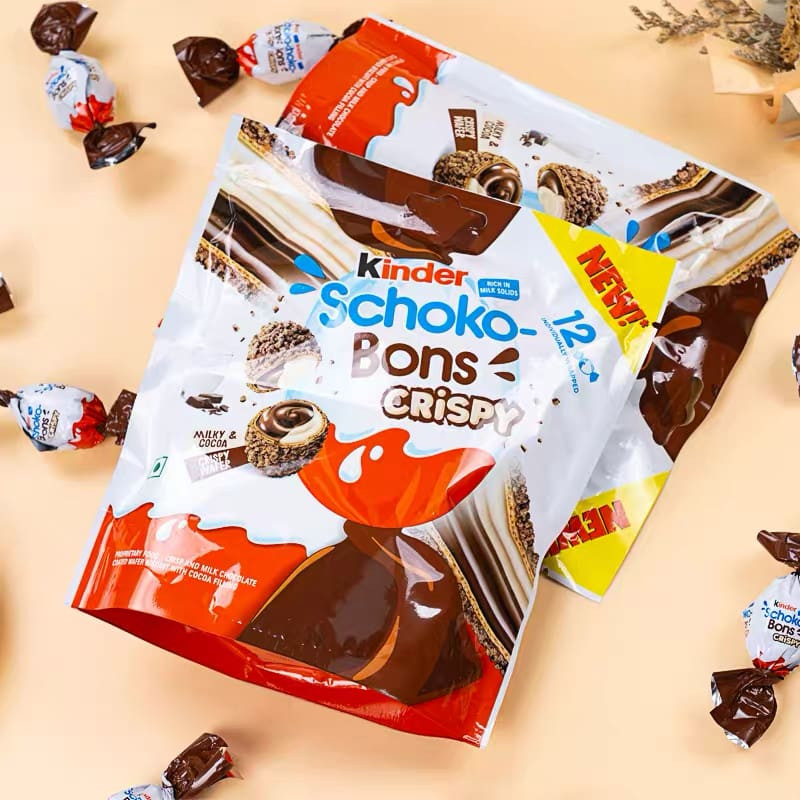 Kinder Schoko-Bons CRISPY ช็อคโกแลตคินเดอร์คริสปี้กรุบกรอบ
