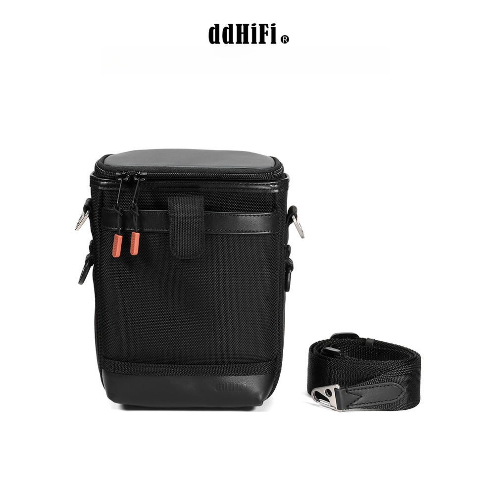 New DD DdHiFi Cube Bucket Bag (CZ200) Nylon & Leather Triple Compartments YKK ตะขอเหล็กซิป