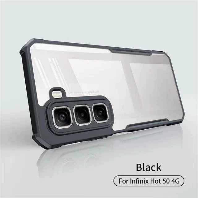 HHL เคสใสขอบสี ปกป้องเลนส์กล้อง กันรอยกันกระแทก สำหรับ iNfinix hot60pro hot60proplus hote50pro hot50proplus /Smart9 8 พร้อมส่ง