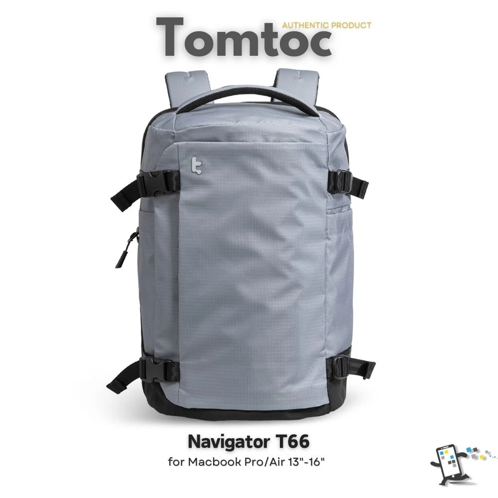 Tomtoc Navigator T66 Liteway Travel Laptap Backpack 28 Liter และ 40 Liter กระเป๋าเป้สะพายหลัง