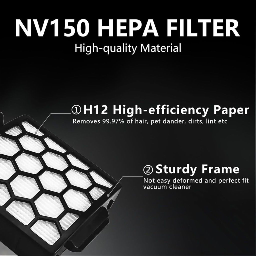 ปรับปรุงเปลี่ยนไส้กรองสําหรับ Shark Navigator Zero-M Self-Cleaning Brushroll Pet Pro Upright สูญญากา