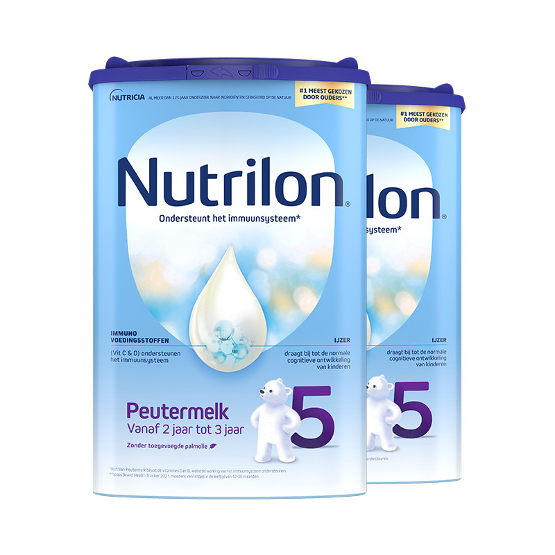 คอลัมน์ดัตช์เด็กวัยหัดเดิน 5-Segment นมผงสูตรนําเข้าดั้งเดิมอายุ 2 ปีขึ้นไป Nuo Youneng รุ่นดัตช์ Do