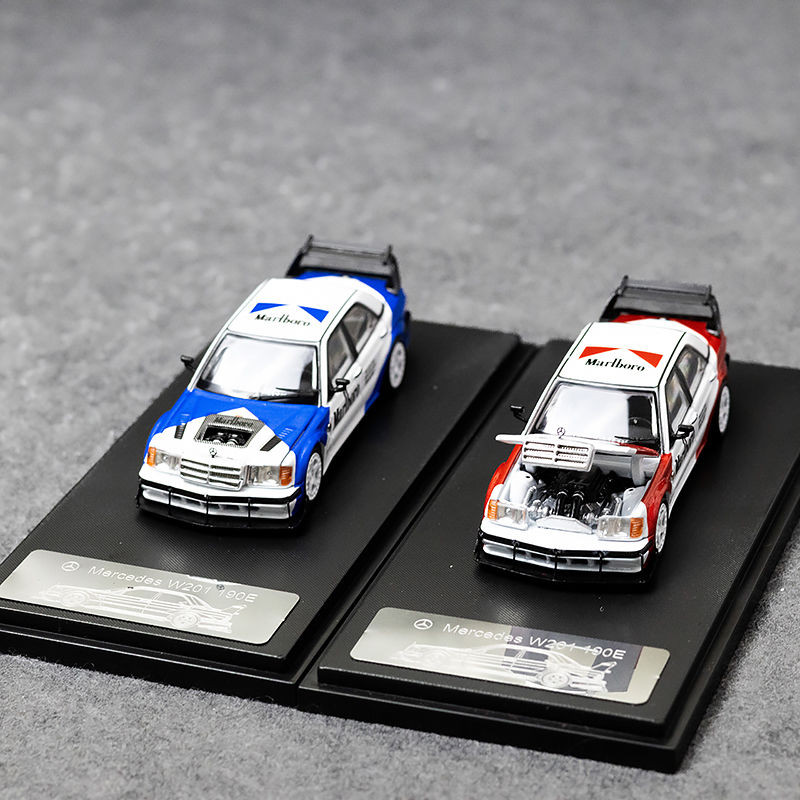 Rhino Model RM Rhino 1: 64 Mercedes-Benz W201 190E โมเดลรถโลหะผสมดัดแปลง