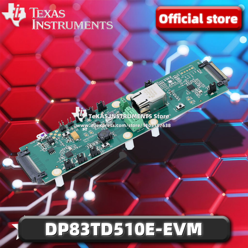 TI Official DP83TD510E-EVM DP83TD510E พลังงานต่ํา 10Base-T1L โมดูลการประเมินอีเธอร์เน็ต PHY คู่เดียว