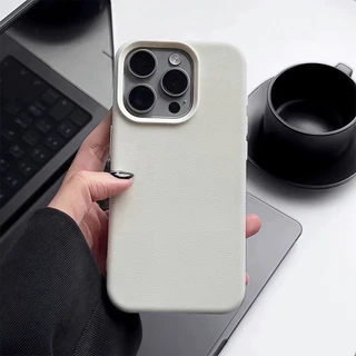จัดส่งในพื้นที่ เคสนิ่ม TPU สีลูกกวาด เรียบง่าย เคสหนัง For iPhone16 11 15 14 13 12 Pro max XS XR XSMAX 7 Plus 8 Plus