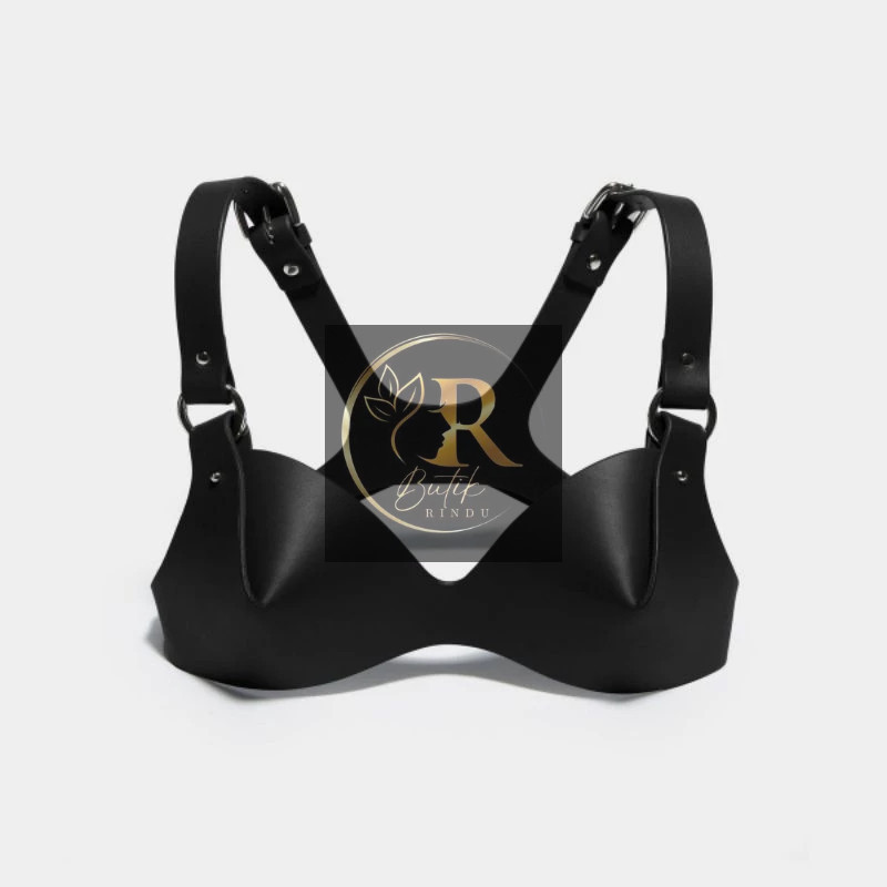 RADIANT BOUTIQUE (BRADES) - เครื่องประดับแฟชั่น pu หนัง bra แฟชั่นเข็มขัด K-pop Gothic คอสเพลย์แสดงอ