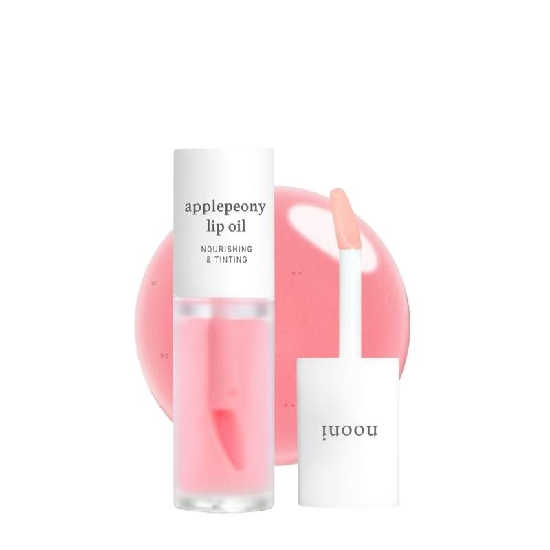 Nooni Korean Apple Lip Oil + Lip Stain | Glossy Lip Stain, Tinted & Long Lasting, Moisturizing Lip C