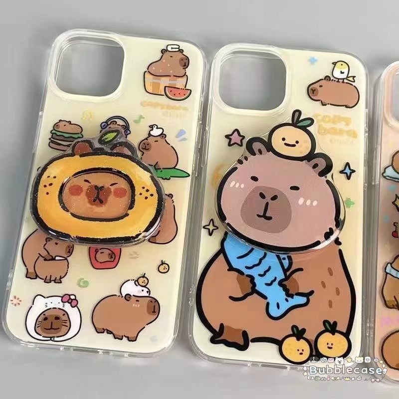 เคส Infinix Smart 8 9 7 6 Hot 50i 10 11 40i Play Tecno Spark Go 2024 20 10 Note 30 น่ารัก Capybara แ