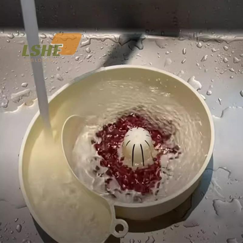 [LSHE] ตะกร้าคว่ําจานผลไม้รูปหอยทากสร้างสรรค์หมุนอัตโนมัติสะอาดอ่างล้างผักอเนกประสงค์นํากลับมาใช้ใหม่ใหม่ - รูปที่ 3