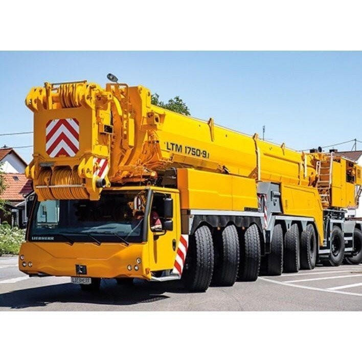 9Axle Crane รุ่น WSI 1:50 LTM 1750-9.1Model2020โมเดลเครนโลหะผสมคงที่ในสี่อันดับแรก