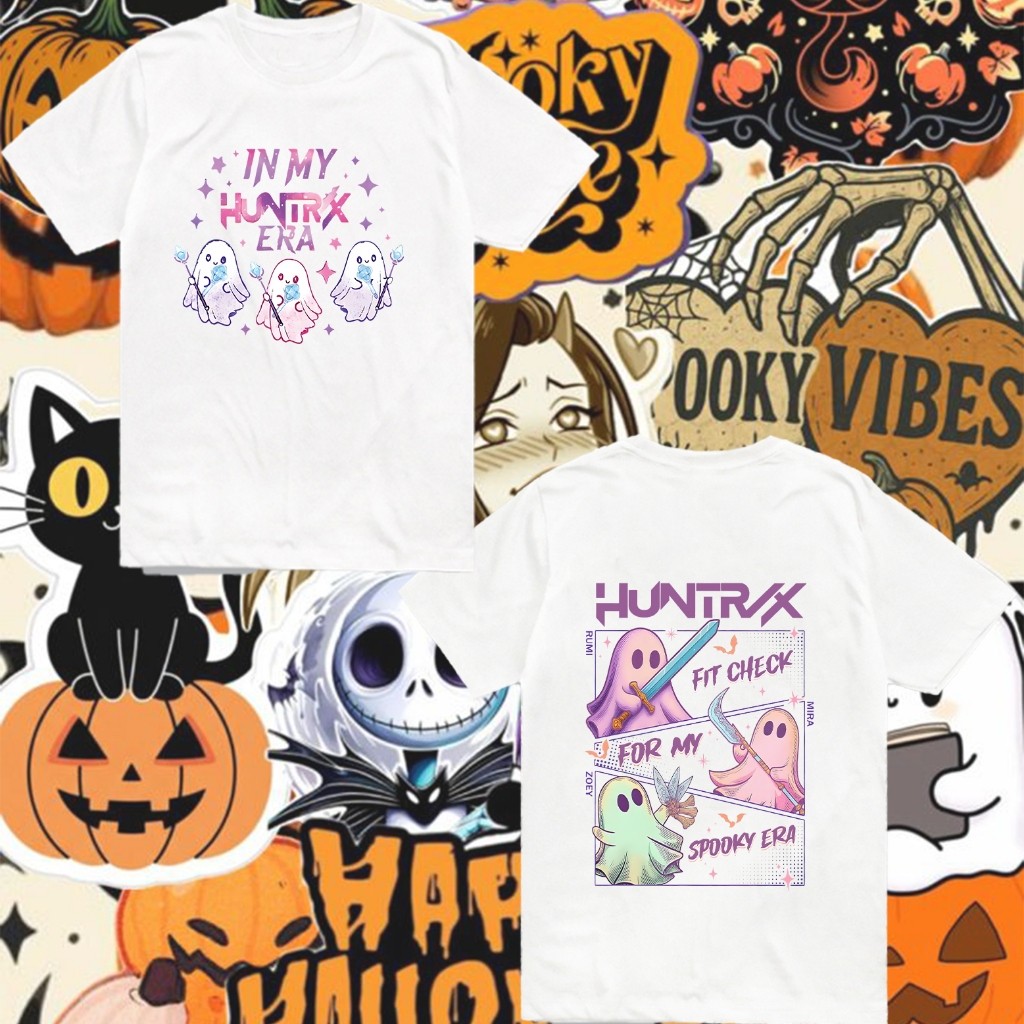 2025 Baju ฮาโลวีน Harajuku Kpop Demon Hunter Huntrix FUZZY Derpy Tiger ฮาโลวีนผู้ใหญ่ / KID เสื้อยืด