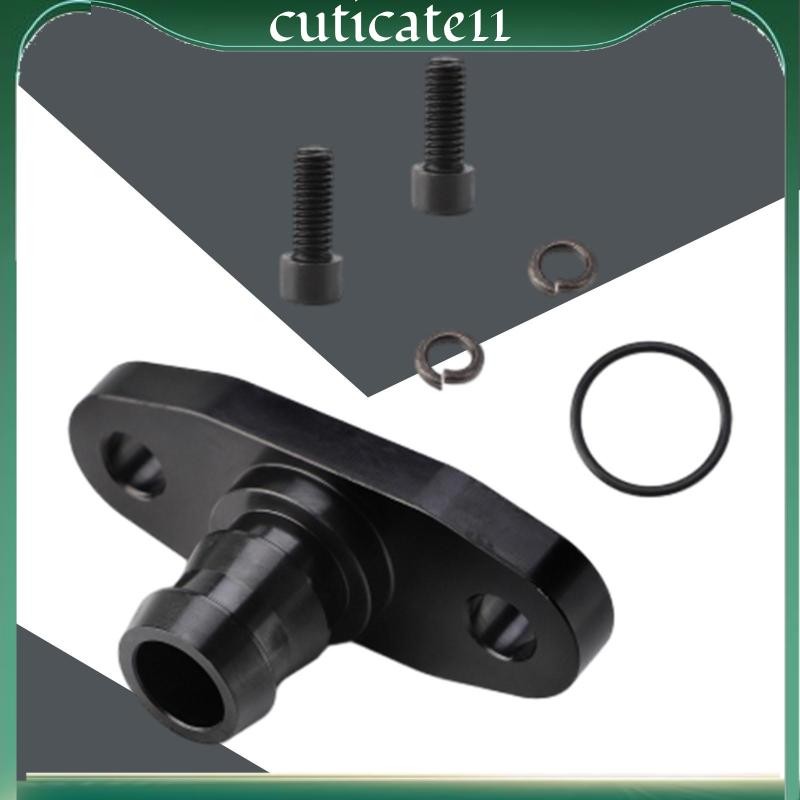 [cuticate11] Turbo Oil Drain Return Flange ปะเก็นปะเก็นน้ํามันท่อระบายน้ําหน้าแปลนอะแดปเตอร์ประเภทช่