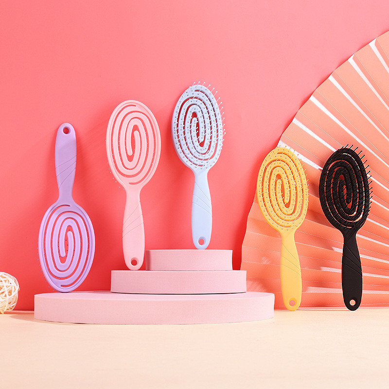 หวีธูปยุงสําหรับผู้หญิง High-Top Hair Root Fluffy หวีนวด Hollow Big โค้งผมจัดแต่งทรงผมหวี ORWO