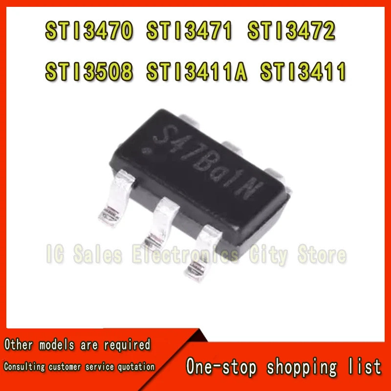 5 ชิ้น/ล็อตใหม่ STI3470 STI3471 STI3472 STI3508 STI3411A STI3411 3471 3472 3508 3411 3411A 9712 SOT2