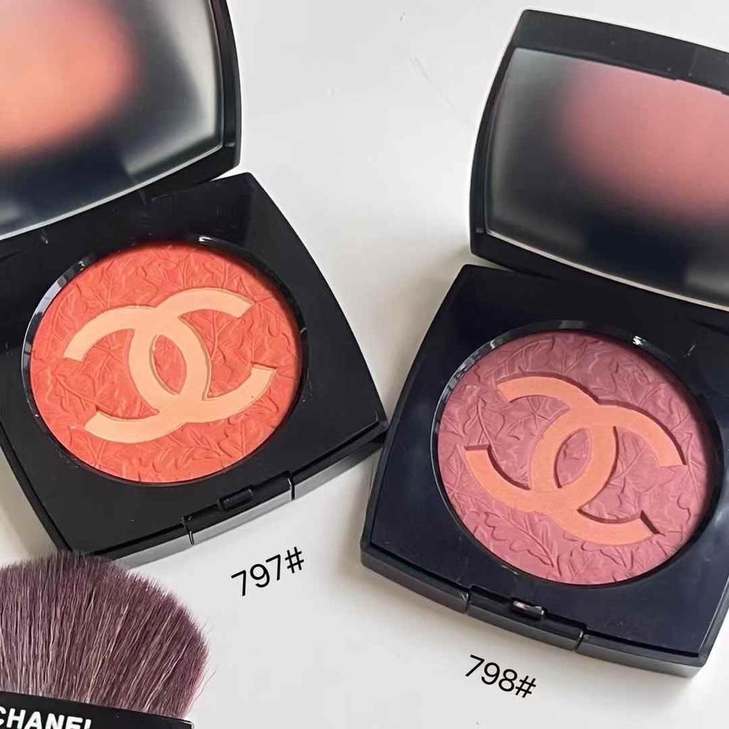 Ch*a limited double C powder blusher 9g 797 # 798#