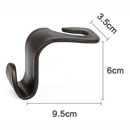 ที่เกี่ยวเป๋าหลังรถราคา  ตะขอเกี่ยวกระเป๋า สิ่งของ กระเป๋าติดเบาะหลังรถ ตะขอเก็บของ Car Hook - รูปที่ 7