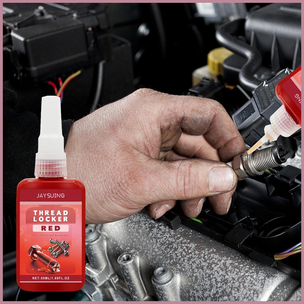 Thread Locker สําหรับสกรู Strong กาว Thread Locker Repair Liquid Sealant 50ml Threadlocker ด้ายที่ถอ