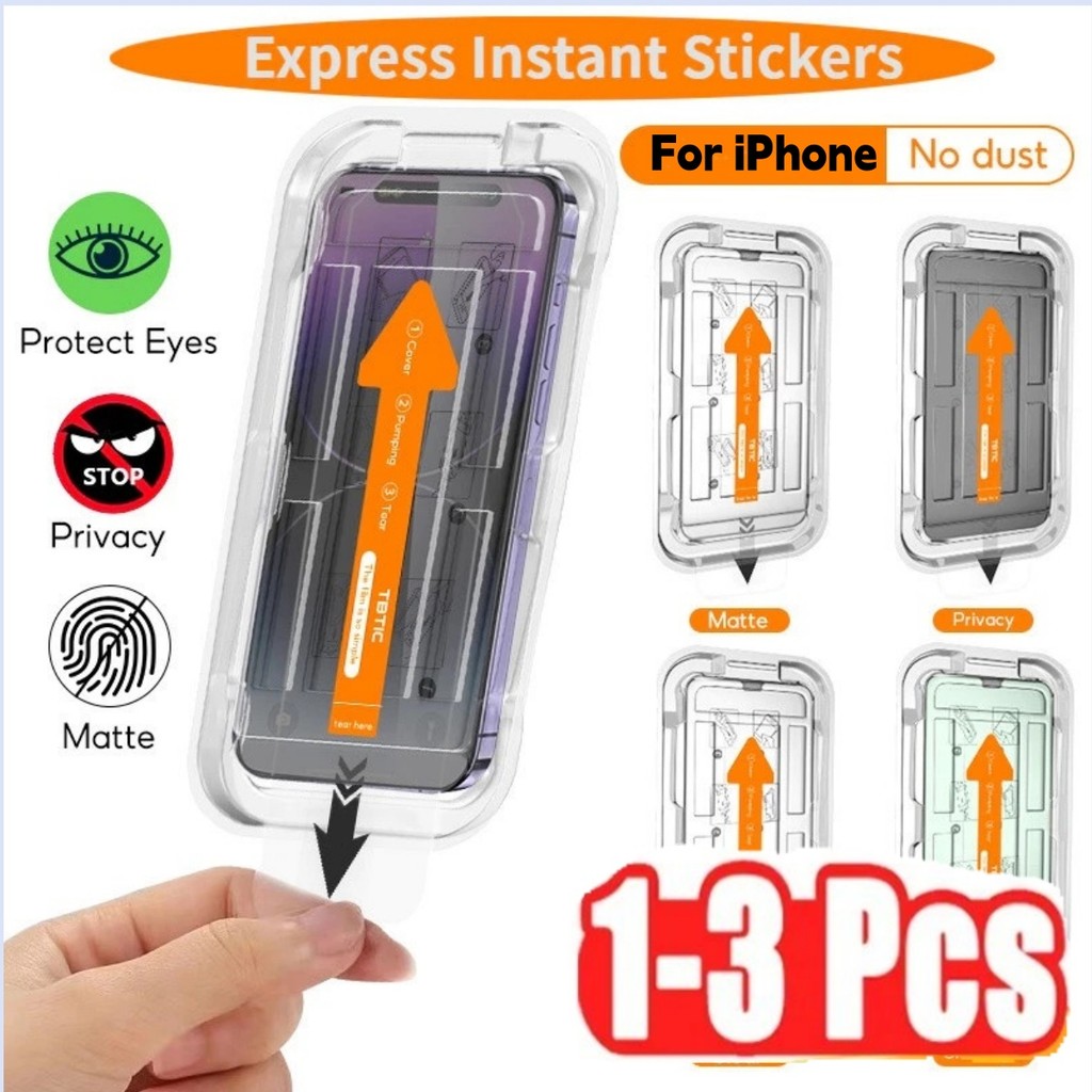 3-1 ชิ้น easy-to-atch สําหรับ iPhone 7 8 6S 6 Plus X XR XS Max 11 12 13 14 15 16E 17 Air Pro Max ant