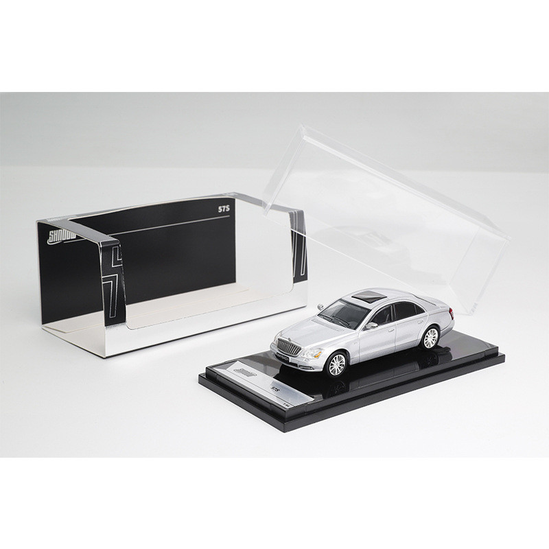 เงา 1: 64 Classic Luxury Car Maybach 57S โมเดลรถโลหะผสมจําลองคอลเลกชันเครื่องประดับ