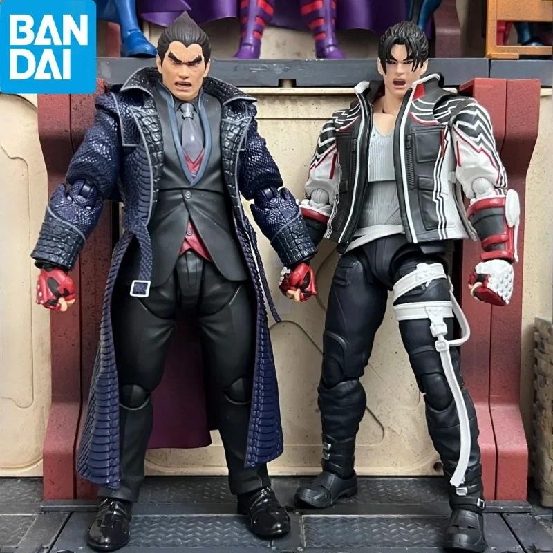 Bandai Tekken 8 Anime Action Figure Set - SHF Kazama Mishima King William Ninas มีความสามารถสูงของเล