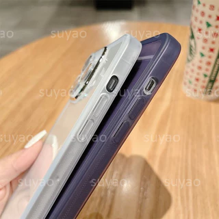สําหรับVivo Y31 5G Y21d 2025 เคสโทรศัพท์สแควร์ปลอกVivoY21d VivoY31 Y04 Y04S Y29S Y29T Clear Soft ShellกันกระแทกTPUชุบโปร่งใสปกหลัง