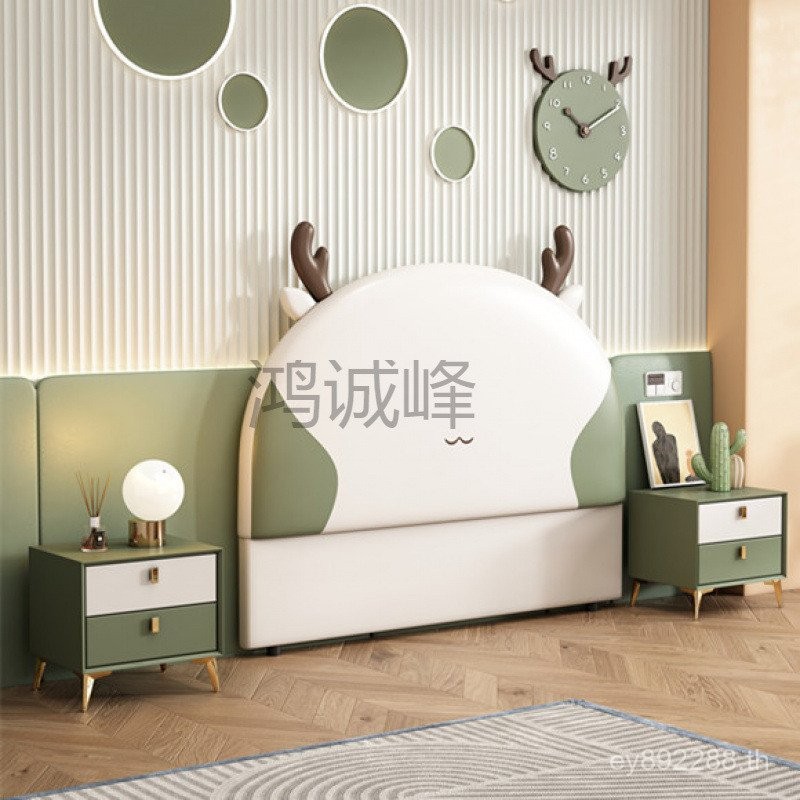 กระเป๋านุ่มพนักพิง Made Now Hc Princess สไตล์ใหม่ไม้เนื้อแข็งข้างเตียงการ์ตูนซื้อ Tatami Influencer 