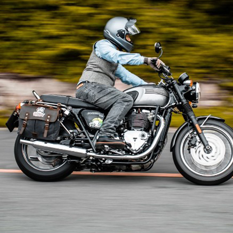 Triumph กระเป๋าข้าง Motorcycle T100 T900 T120 Speed twin Two-Speed Waterproof Modified Side Bag