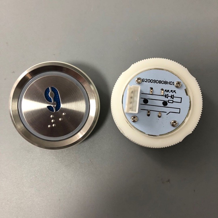 KA122 KA121 AN102-1TA001A AK-15 AN306A ปุ่มลิฟต์สแตนเลส Idwin ทรงกลม