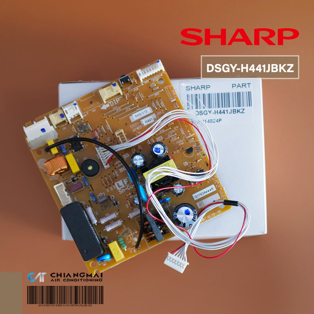 DSGY-H441JBKZ แผงวงจรแอร์ SHARP แผงบอร์ดแอร์ชาร์ป แผงบอร์ดคอยล์เย็น รุ่น AH-XP10WMB
