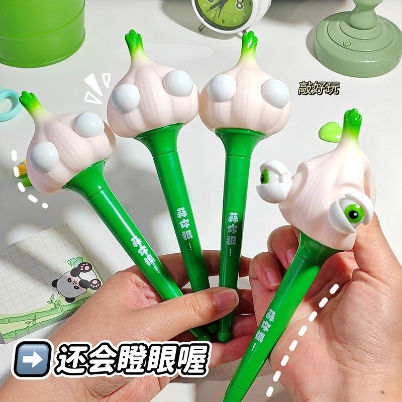 New Product#[92%Positive Rate]Garlic You Squeeze Eye Relief Stress Pen Creative Vent Pen Ballpoint P