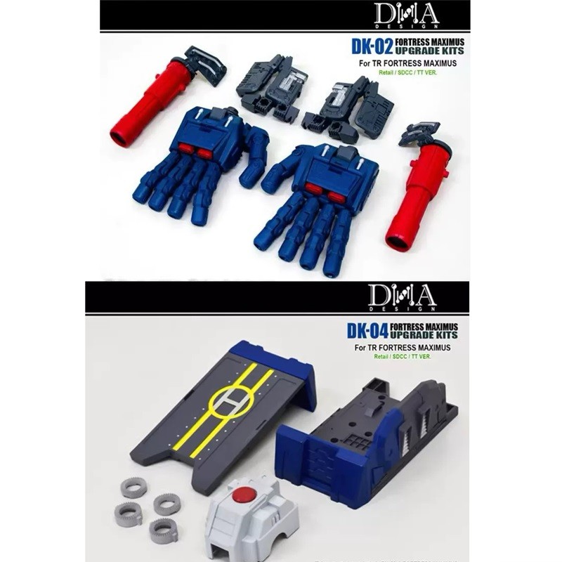 DNA DK-02 DK-04 Titan Return IDW Ford Upgrade Accessory Pack Reprint