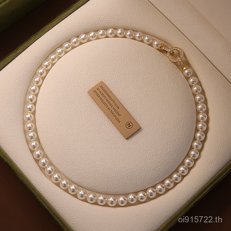 สร้อยคอไข่มุกสไตล์หรูหราใหม่จากแบรนด์ High-End สำหรับผู้หญิง VFL0