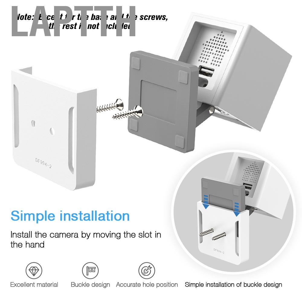Laptth Laptth Wyze Camera Wall Mount Holder Base Base สำหรับ Cam Smart และ Ismart Alarm Spot ป้องกัน