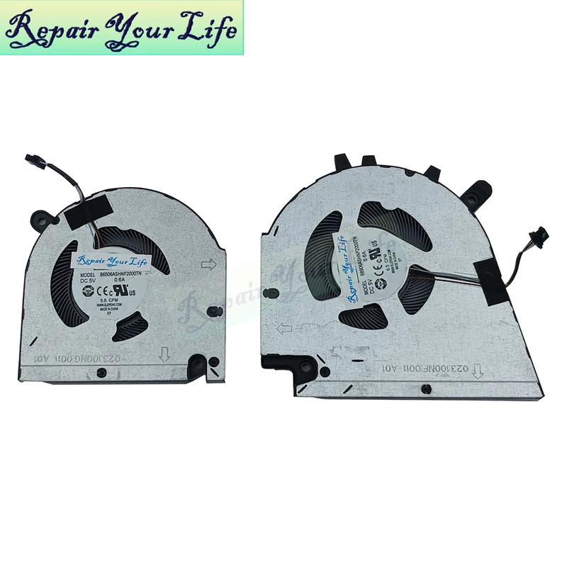 CPU GPU Fan Cooler สําหรับ Dell Inspiron 15 Plus 7510 16 7610 2021 คอมพิวเตอร์หม้อน้ําระบายความร้อน 