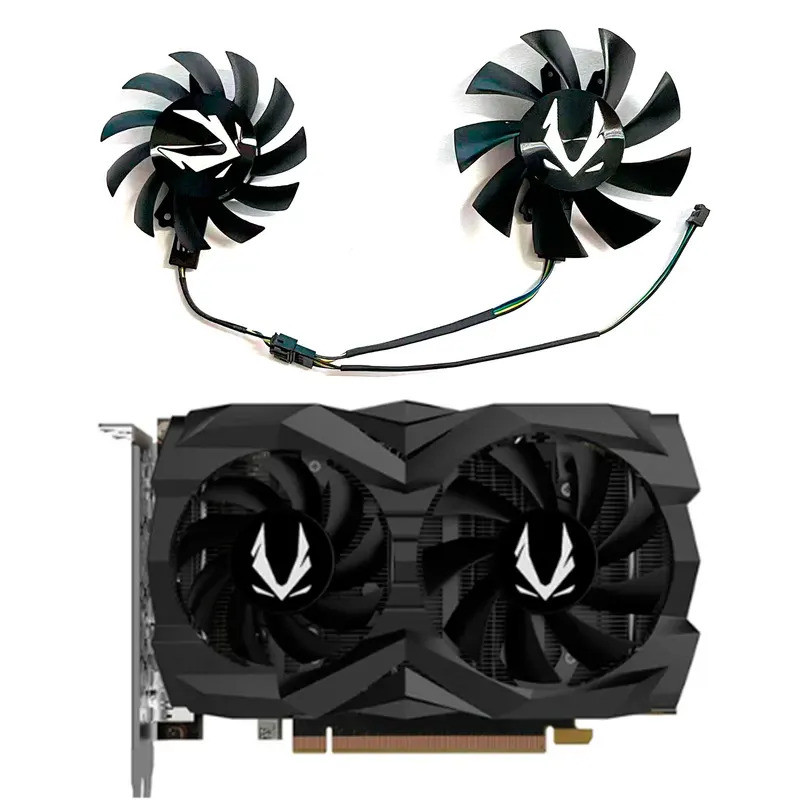 สําหรับ Zotac Gaming Geforce GTX 1660 Super 1660ti Dual เปลี่ยนพัดลม ZT-T16620F-10L GA72S2U GA82S2H 