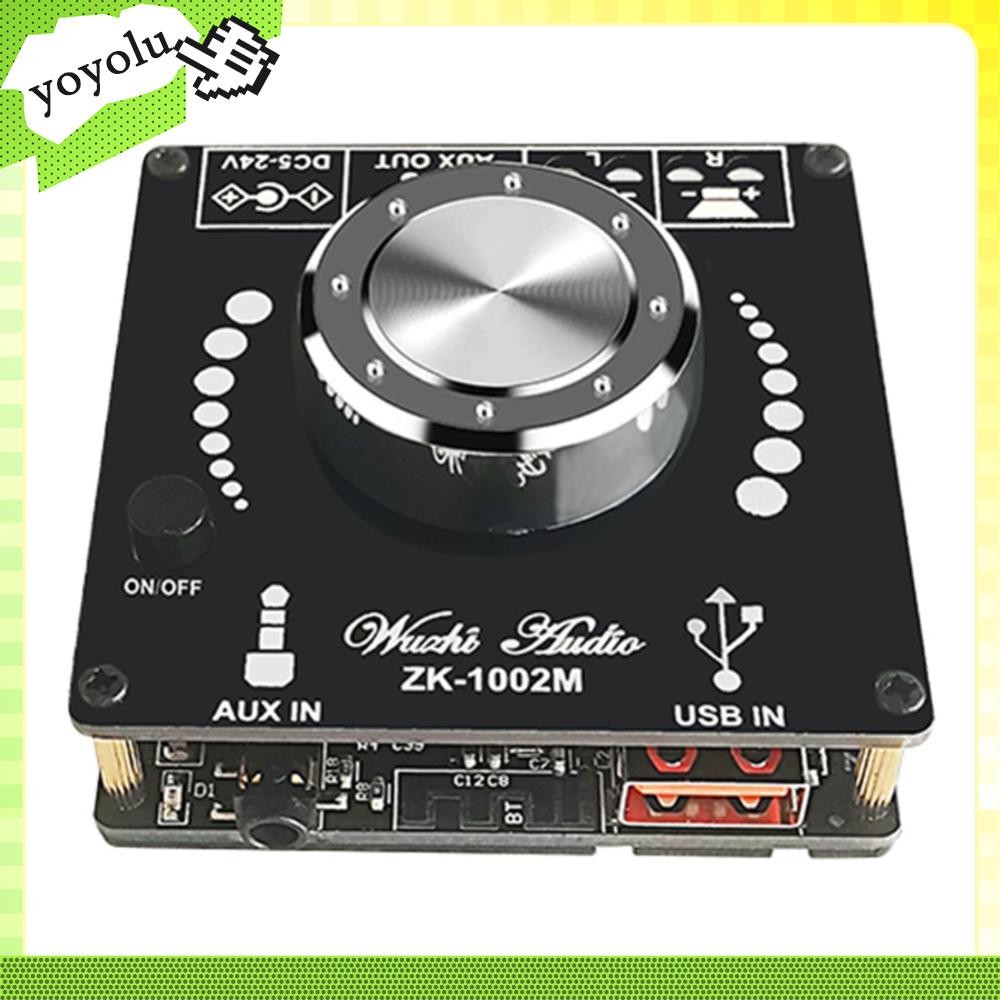 ZK-1002M 2x100W บอร์ดแอมป์ขยายเสียงดิจิตอลไฮไฟที่รองรับบลูทูธ