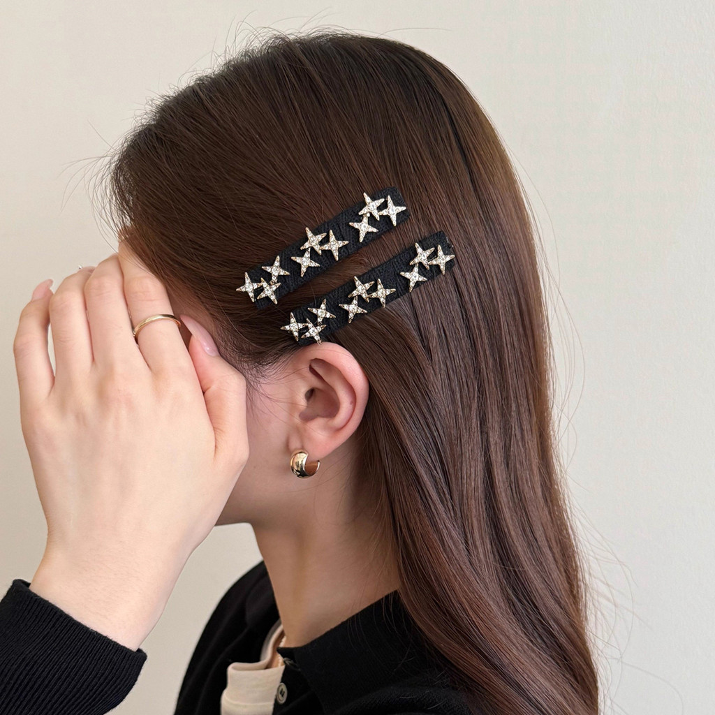 กิ๊บรูปดาว Rhinestones ส่องแสง สำหรับผู้หญิง