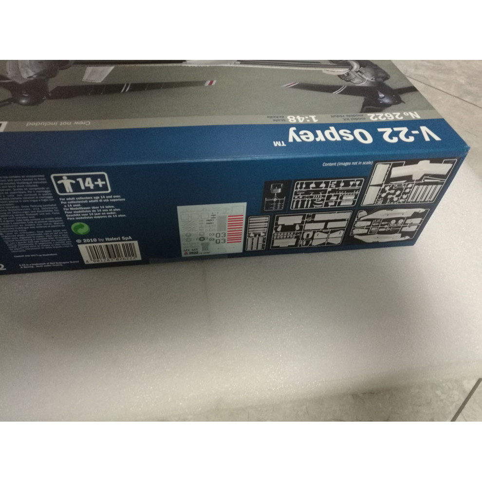 อิตาลี italeri [2622] 1/48 V-22 Osprey Osprey Helicopter
